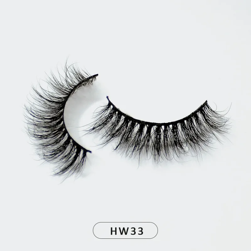 Dropshipping 10-15mm 3D Real Mink Handmade Crossing Lashes Individual Strip Thick Lash Fake Eyelashes with free paper boxes — image 6