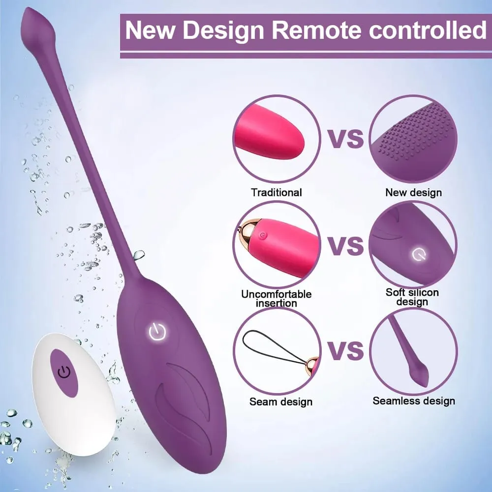 جهاز التحكم عن بعد على شكل رصاصة هزاز ألعاب جنسية للنساء البالغات جهاز محاكاة G-Spot الكرة المهبلية المكونات الشرجية تهتز جهاز استمناء البيض الحب