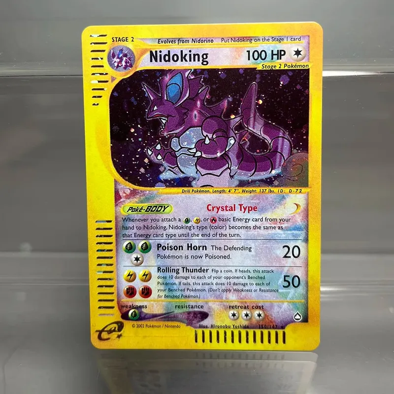 Cards Umbreon Houndoom Machamp Single Foil Cards Nidoking Game Collection Cards PKM Proxy Cards — image 13