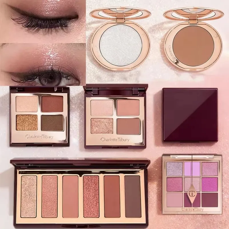 Charlotte Tilbury Palet Mewah Bantal Bicara Palet Lidschatten Nude Pink 4 In 1 Langanhaltend Matt Schimmernd Augen Makeup — image 6