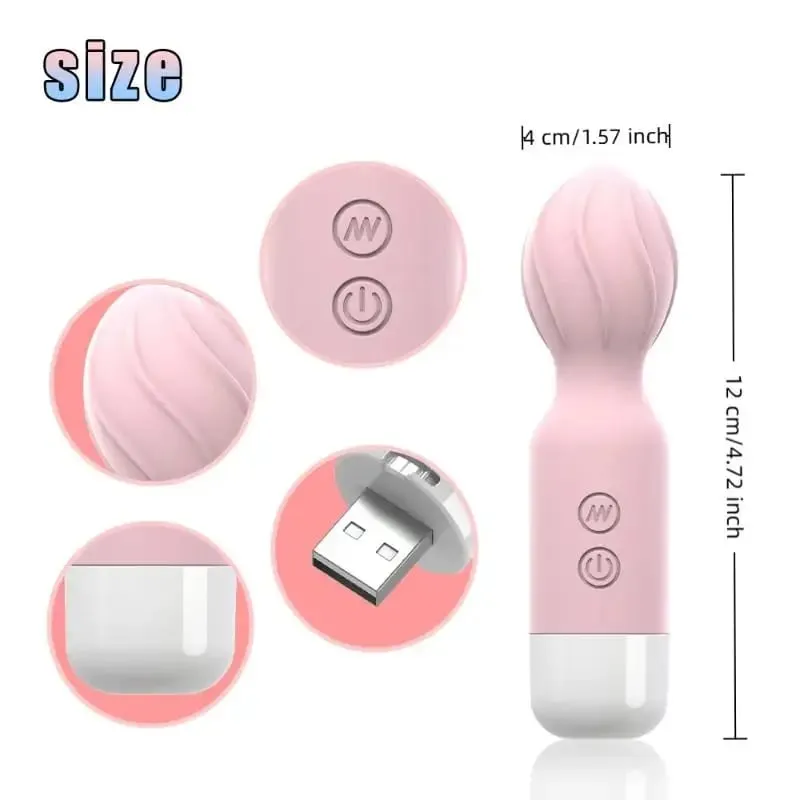 S-ที่มีประสิทธิภาพ Magic-Wand AV Vibrator หญิง Clitoris Stimulator G Spot Massager สินค้าสำหรับผู้ใหญ่ผลิตภัณฑ์เพศของเล่นสำหรับผู้หญิง 18 +