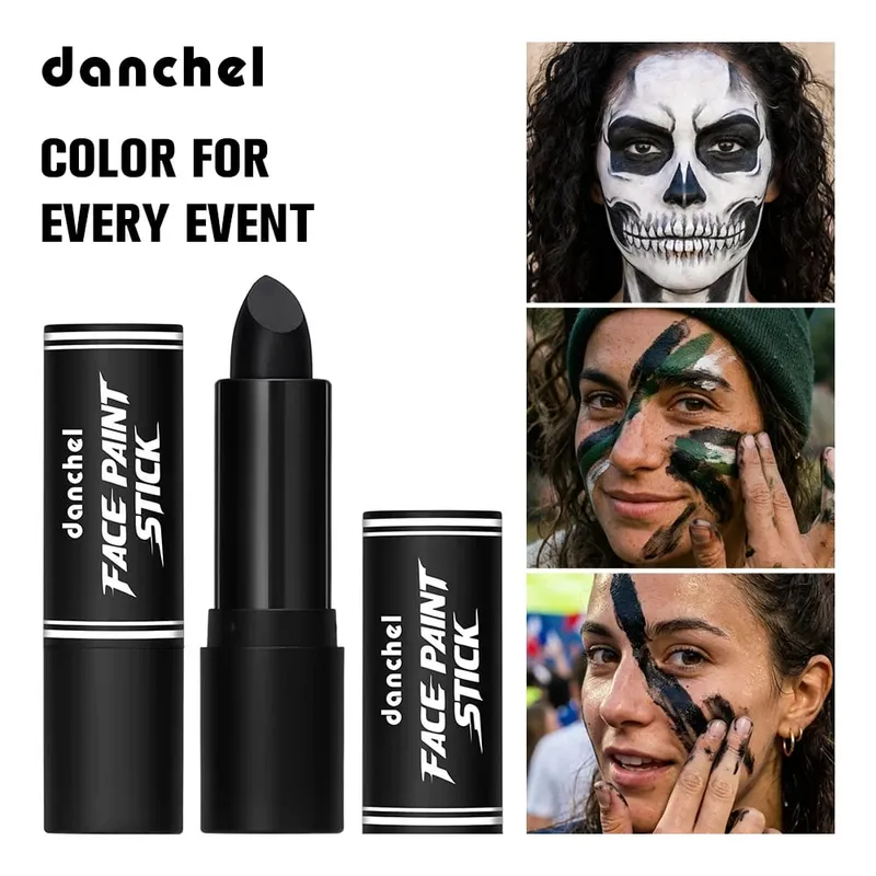 Halloween Witch Costume Makeup Set With Drawstring Bag Eyeshadow Lipstick Eyeliner Brow Face Paint for Halloween Cosplay Party — image 4