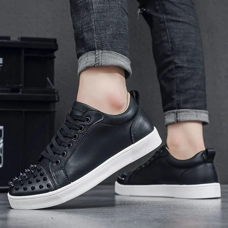 Comfortable Breathable Studded Sneakers for Men Women Casual Sports Shoes Fashion Lightweight Walking Shoes — image 4