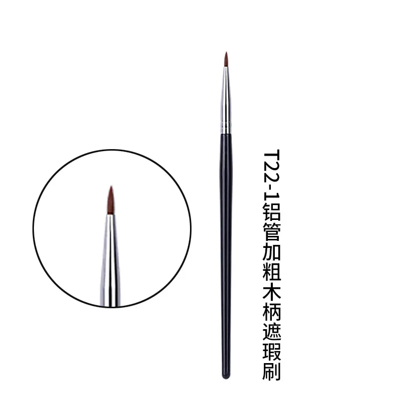 1pc Concealer Makeup Brushes Sponge Pointed Detail Eyeshadow Make up Brush Cover up speckle Precision Double ended Beauty tools — image 9