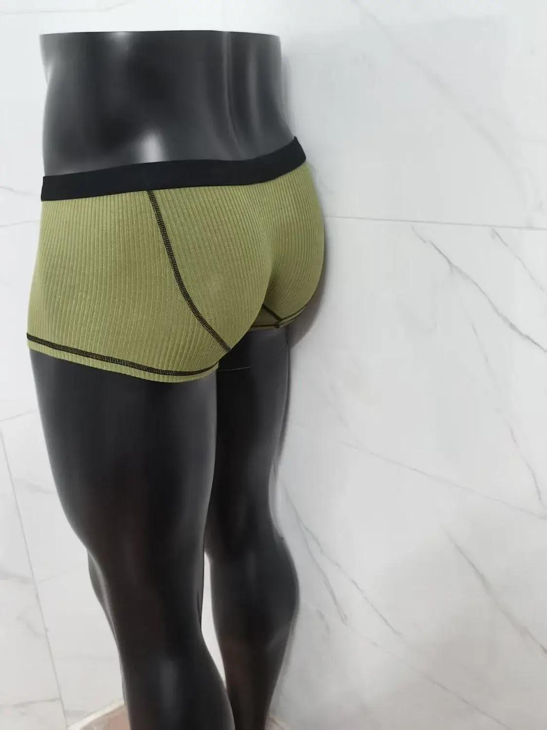 Herrenunterwäsche mit großer Hodentasche und großer Stretchhose mit flachem Bein — image 8