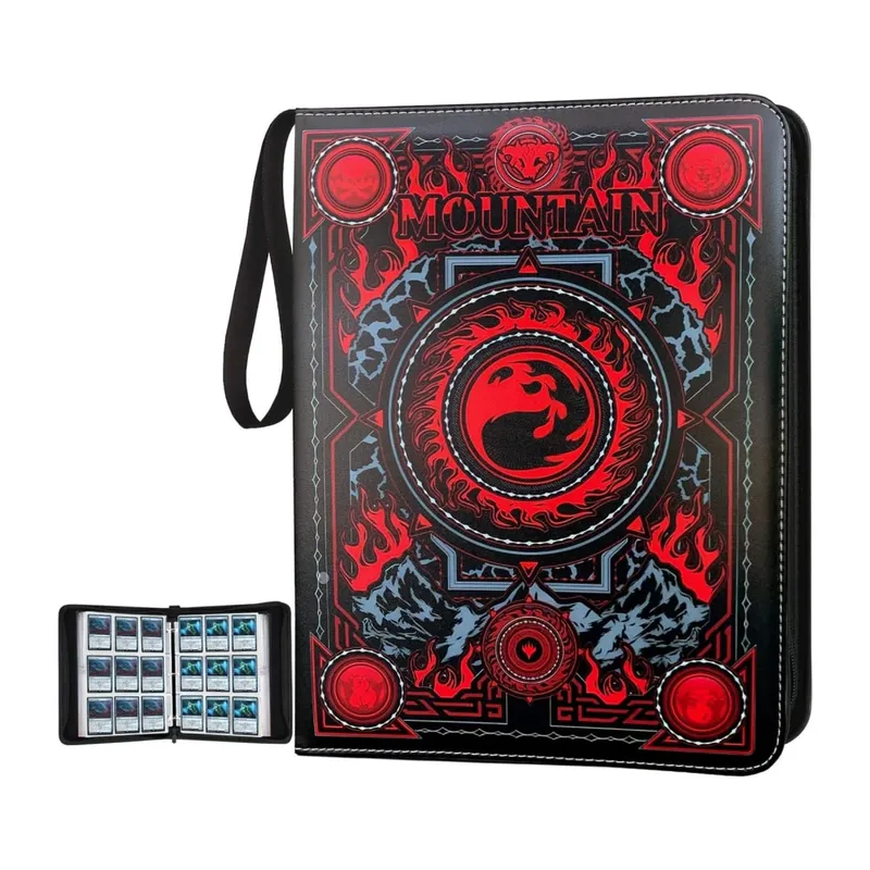 9 Pocket Card Binder with Sleeves 900 Double Sided Pocket Premium Collector Card Album Card Collection Folder for Game Sport