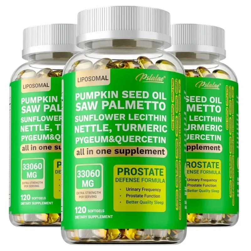 Prostate Support for Adult Men - Reduces Nighttime Toileting Relieves Bladder and Urinary Tract Problems Contains Saw Palmetto