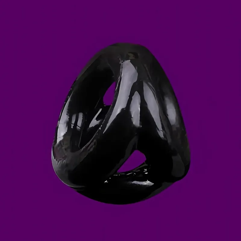 Penis Ring Reusable Silicone Semen Cock Ring Penis Enlargement Delayed Ejaculation Sex Toys For Men — image 8
