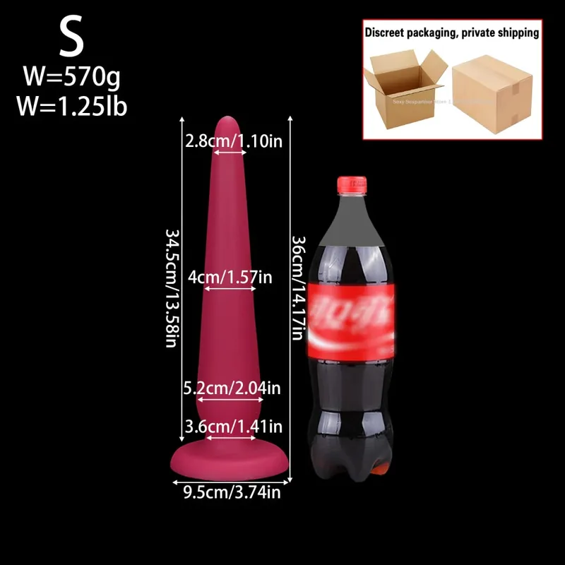 66cm super longo enorme anal plug grande grosso butt plugs treinamento anal dilatador brinquedo massageador de próstata adulto brinquedo sexo anal para mulheres homens