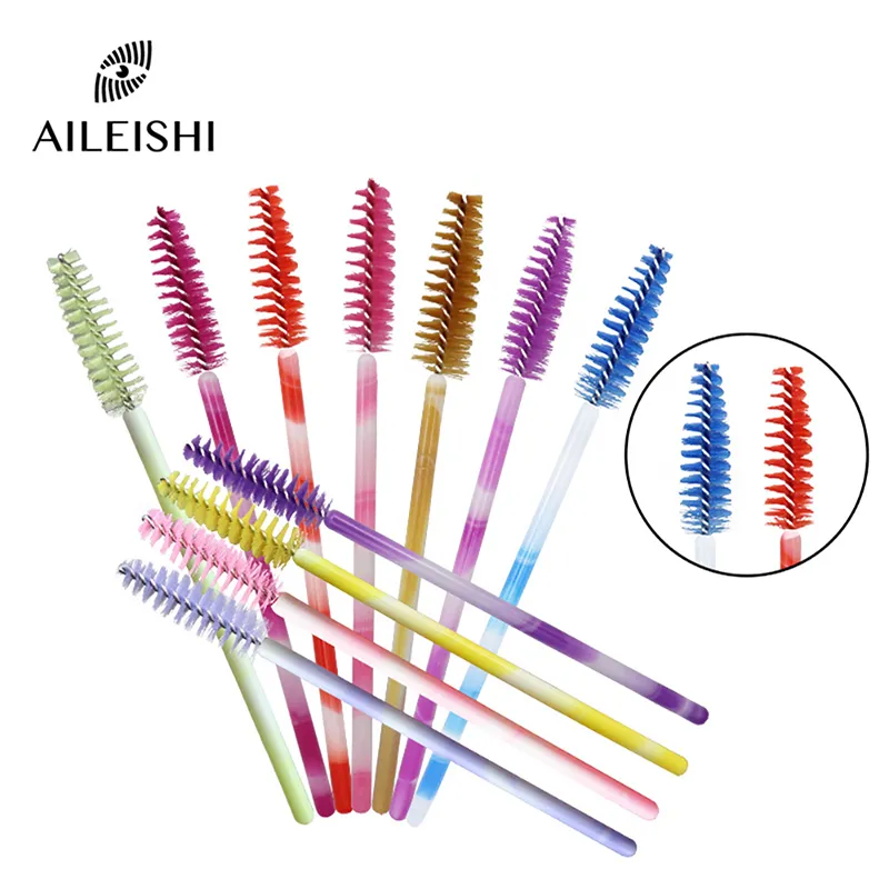 Disposable Eyelash Brushes Eyebrow Brush Mascara Wands Applicator Cosmetic Eyelashes Extension Tools Eyelash Spoolies for Makeup — image 1