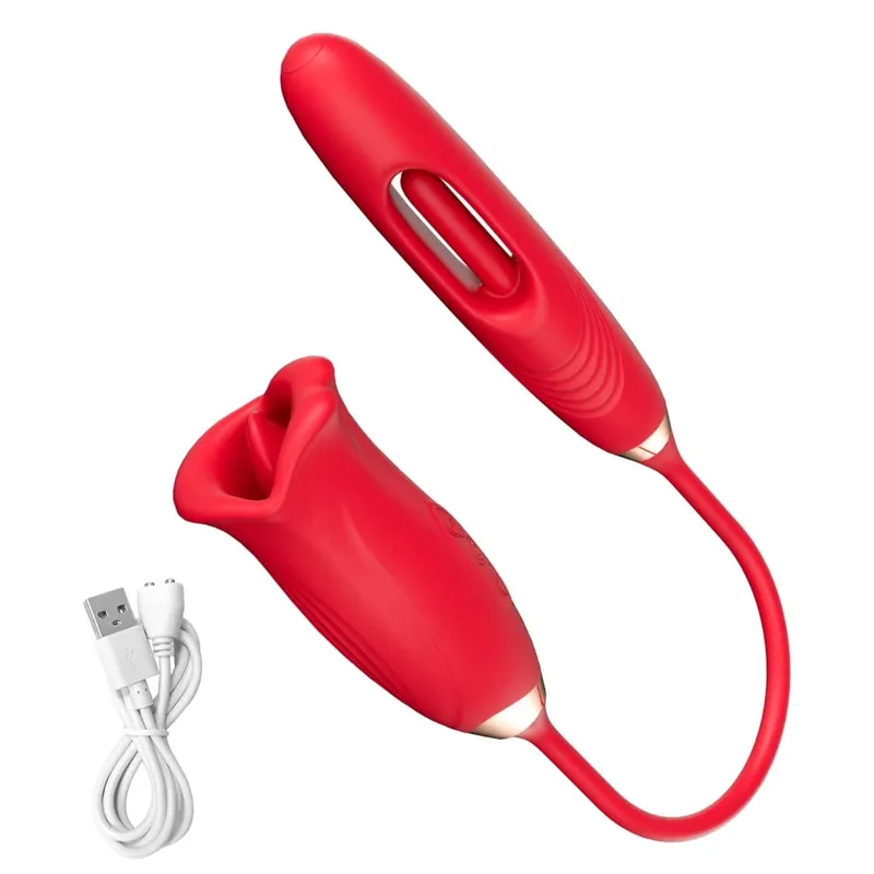 Rose-Thrusting Saugen Vibrator Für Frauen G-punkt Dildo Nippel Anal Stimulator Lecken Vibratoren Erwachsene Sex Spielzeug Spiele Mann paare — image 8
