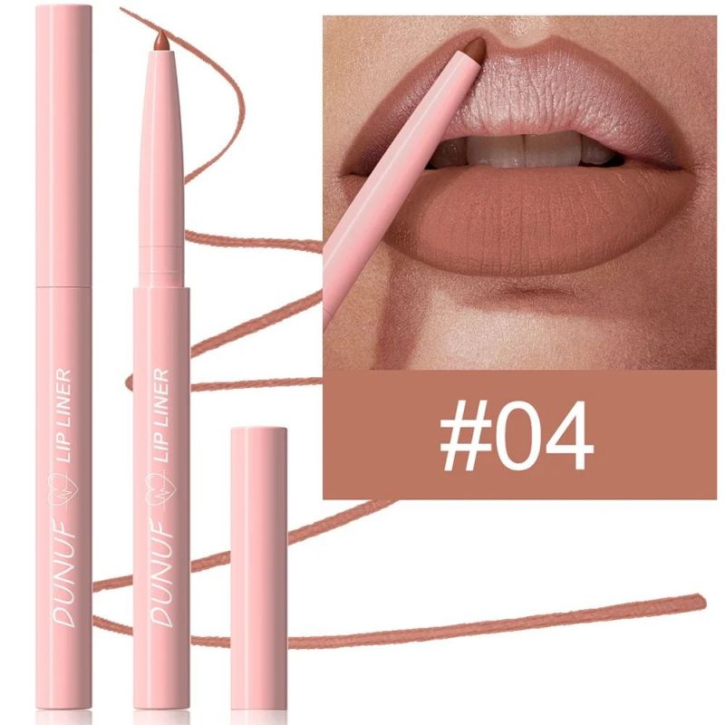 12 Kinds Of Waterproof Lip Liner In Different Colors Matte Finish Easy Coloring Non Fade Color Rendering Lip Gloss Beauty