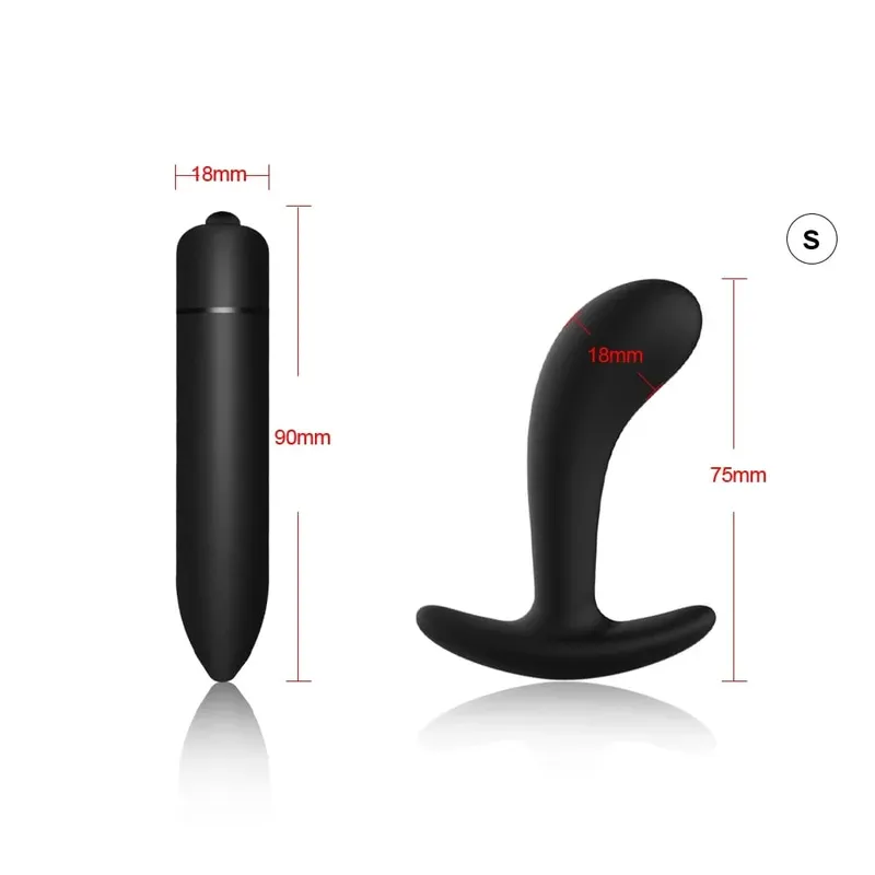 4pcs Beginner Silicone Butt Plug Anal Plug for Men Prostate Massager for Gay Mini Anal Bullet Vibrator Sex Toy for Men Women — image 9