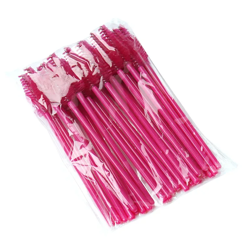 50pcs Eyelash Eyebrow Brush Water Drop Shape Nylon Material Lashes Makeup Brushes Eyelash Extension Beauty Tools Mascara Wand — image 13