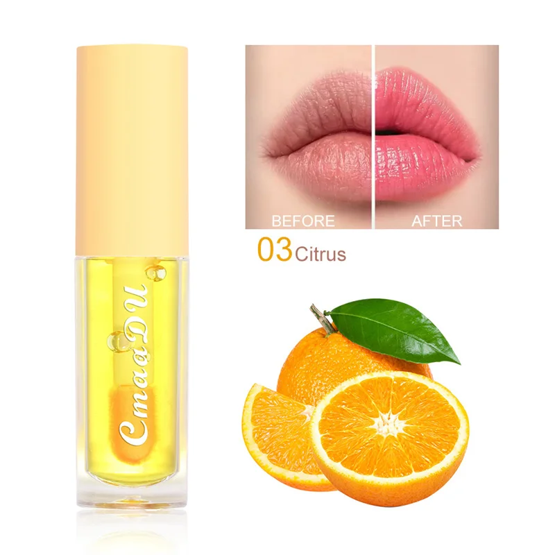 Fruit Color Changing Lip Gloss Strawberry Lip Oil Moisturizing Reduce Lips Line Liquid Lipstick Waterproof Jelly Plump Lips Care — image 6