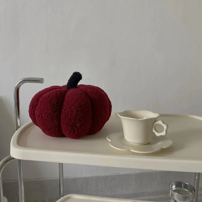Soft And Cute Round Pumpkin Pillow Home Decoration Living Room Sofa Office Waist Pillow Halloween Gift