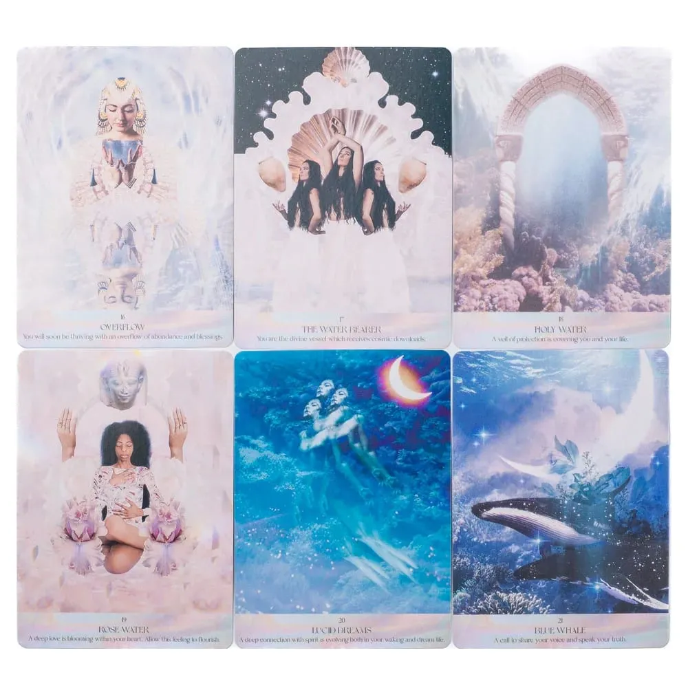 Salt Water Spirit Oracle Cards English Visions Divination Edition Deck Board Playing Games