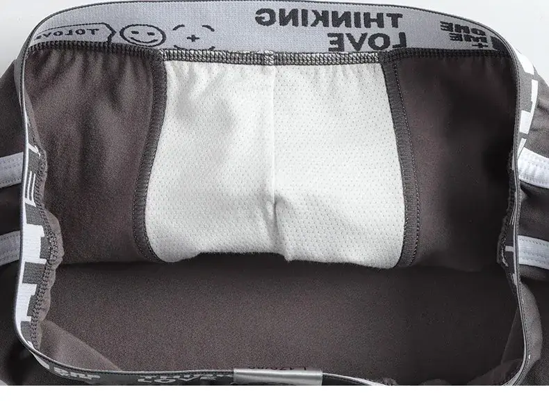 1/3pcs Men Underwear Sports Boxer Shorts Cotton Solid Color Sexy Panties Fashion Breathable Comfortable Underpants Man U Convex — image 8