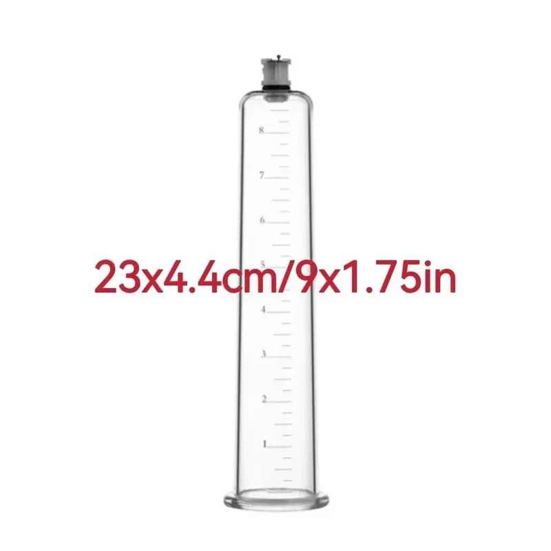 Acrylic Penis Pump Accessories Vacuum Penis Enlargement Device Masturbation Vacuum Pump Flange Pump Penis Cylinder Set Sex Toys — image 11