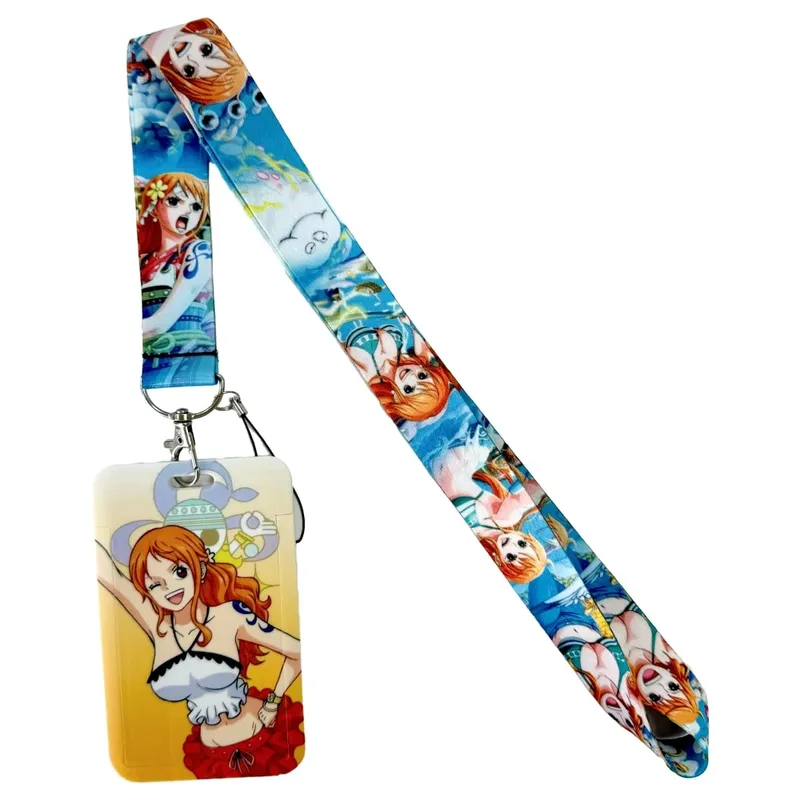 Wholesale One Piece Anime Movie Lanyards Keys Neck Strap Card Badge Gym Key Chain Lanyard Key Holder DIY Hang Rope Keyrings — image 10