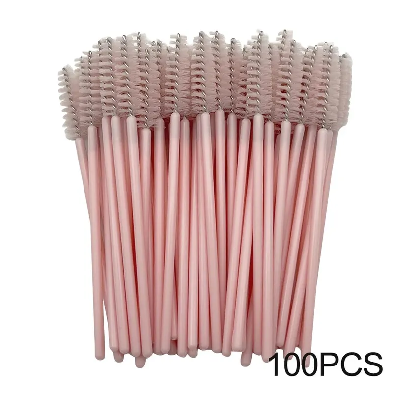 Wholesale Lash Brushes Eyelashes Extension Brush 100/300pcs For Woman And Man Mascara Wands Applicator Spoolers Makeup Tools — image 9