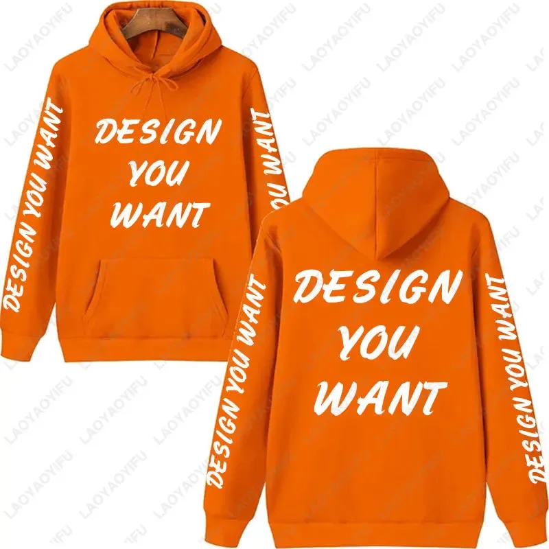 Aangepaste foto gepersonaliseerde hoodie herfst opwarming en comfort sweatshirt unisex casual op maat bedrukte tekst DIY hoodie mode