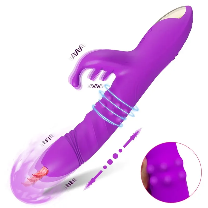 Rychlý orgasmus vibrátor dildo pro ženy lízání vyhřívání vibrátory klitoris stimulátor bodu G vibrace ženský klitoris vysavač pro dospělé sexuální hračka — image 11