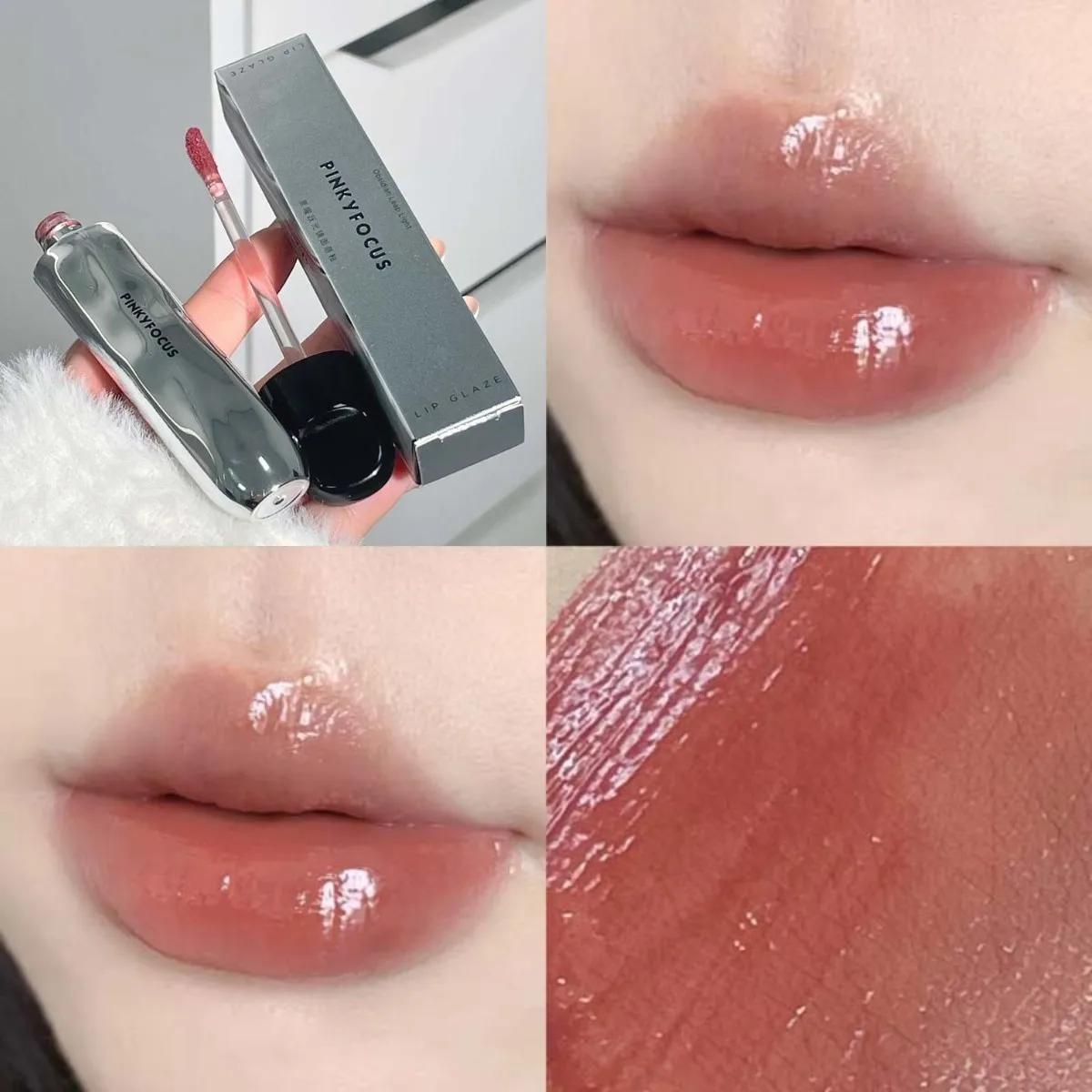 Nude Mirror Lip Gloss Clear Moisturizing Hydrating Water Light Jelly Plump Lip Glaze Oil Lipstick Tint Makeup Korean Cosmetics — image 8
