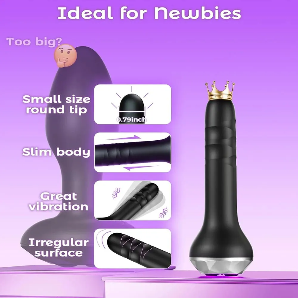 Jouets anaux vibrants pour hommes et femmes, masseur de Prostate avec 10 plugs anaux rotatifs vibrants, adaptés aux débutants, jouets sexuels pour hommes et femmes