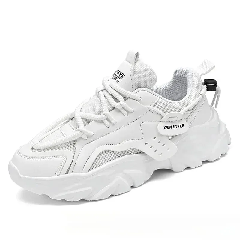 Mens Luxury Platform Sneakers 2026 Fashion Breathable Men Running Shoes Brand Non-slip Sports Shoes for Men Zapatillas De Hombre