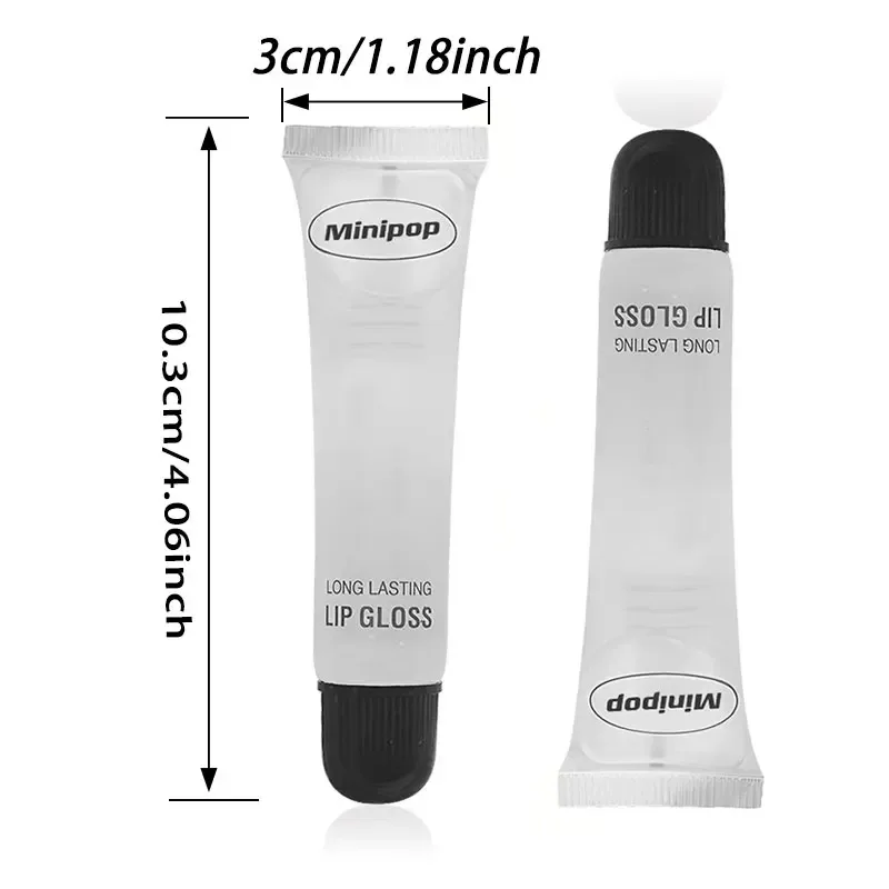 2/3/6pcs Long Lasting Hydrating Clear Lip Gloss | Non-sticky Lip Base Oil High-shine Finish Lip Care Cosmetics 18ml