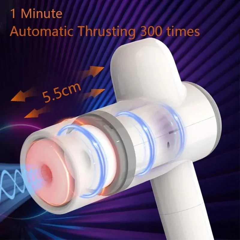 Automatic Thrusting Male Masturbator Pocket Pussy vagina Blowjob Pennis Pump Adult Sex Toys for Men Hands Free