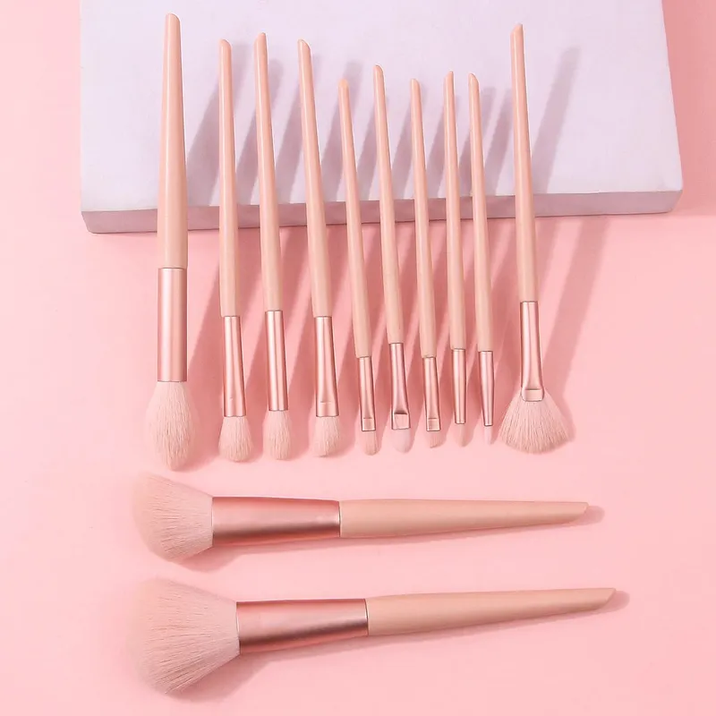 New 13 Pcs/set In Barrels Makeup Brushes Set Powder Foundation Blush Contour Eyeshadow Brow Lashes Cosmetic Brushes Beauty Tools — image 9