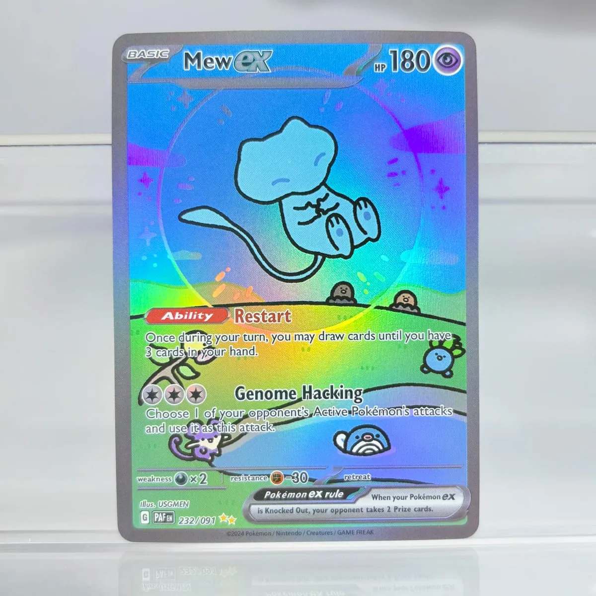 Holographic Game Trading Collection PTCG Proxy Cards Charizard Pikachu Mew EX Singl PKM Foil Cards PROXY Card — image 2
