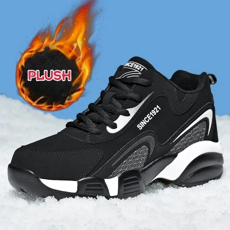 New Casual Thick Bottom Men's Sports Shoes Anti-Slippery Waterproof Male Sneakers Outdoor Walking Jogging Athletic Shoes
