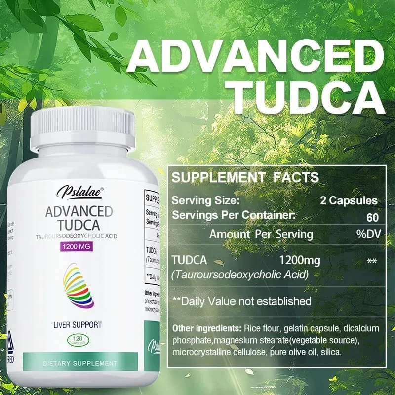 Natural TUDCA Liver Support 1200mg - Support Liver Cleansing Detoxification and Repair