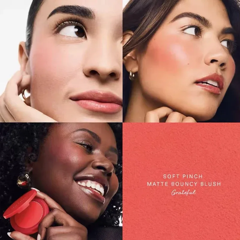 Rare Beauty Lip Gloss Waterproof Non-Stick Cup Lip Glaze Beam Smudge Proof Not Fade Matte Mashed Potato Bliss Happy Joy Blusher — image 25