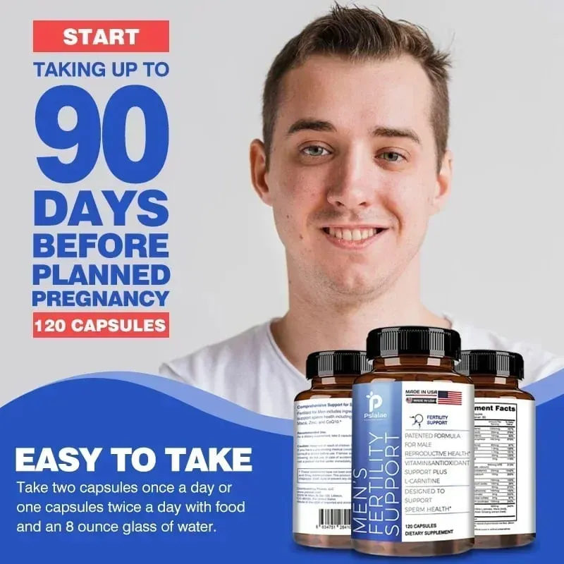 Male Fertility Support - Support Male Reproductive Health Maintain Physical Condition Enhance Strength Energy and EnduranceSu — image 4