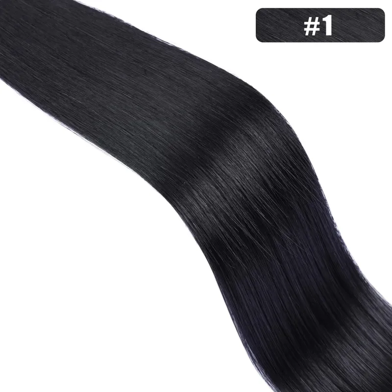 1g/s 100Strands Real Human Hair Nano Ring Hair Extensions Machine Remy Pre-Bonded Straight Micro Beads Nano Tip 16''-24'' — image 13