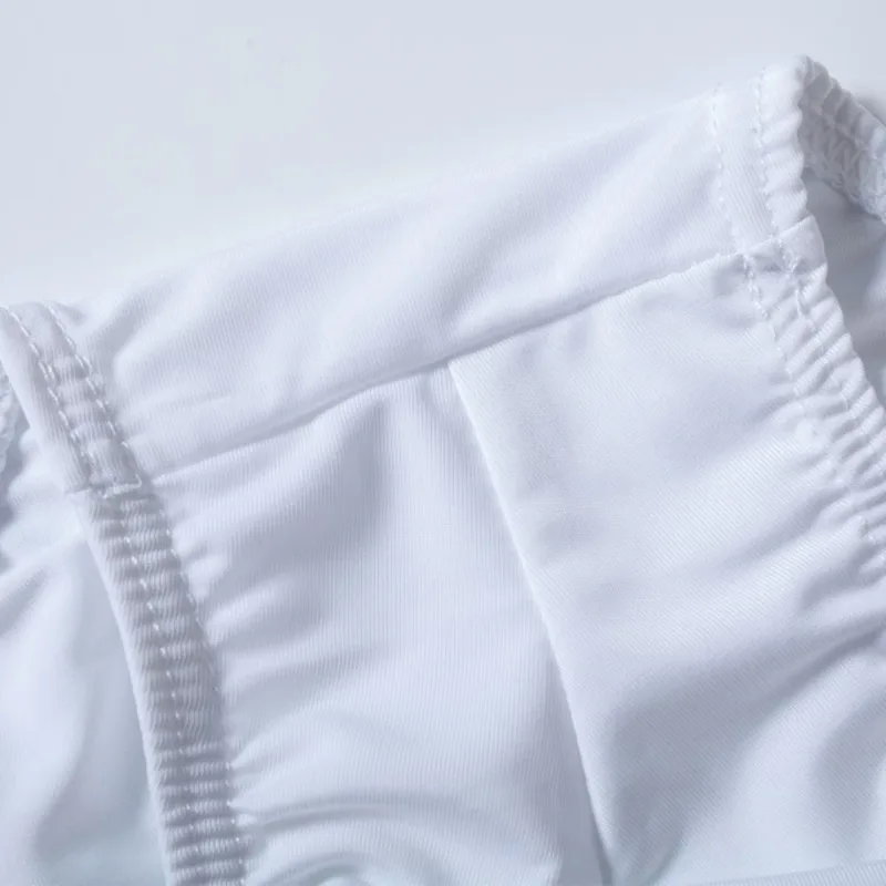 Novos homens sexy de seda gelo leve cintura baixa cuecas cuecas respiráveis ​​sem costura casual u convexo bolsa cuecas masculinas