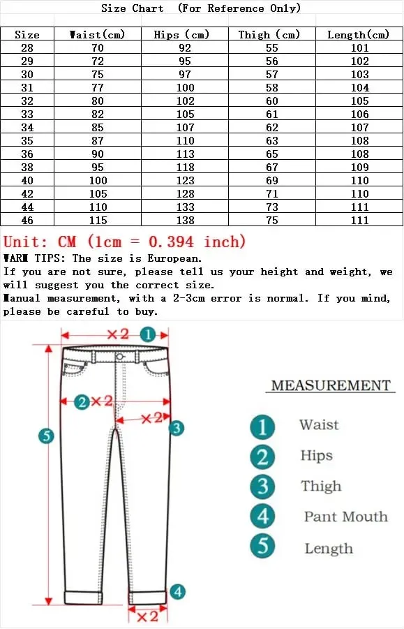 Large Size 40 42 44 46 2025 New Business Casual Stretch Trousers Classic Blue Denim Pants Male Men's Loose Straight Jeans — image 7