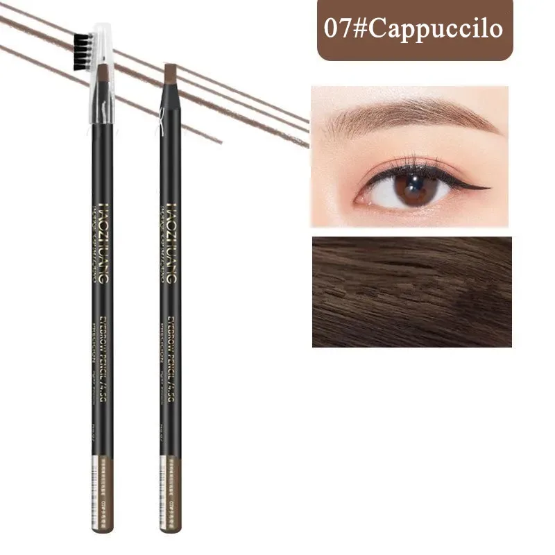 Hard Microblading Eyebrow Pen Natural Wild Brows Eye Brow Definer Enhancers Pencil Waterproof Long Lasting — image 10
