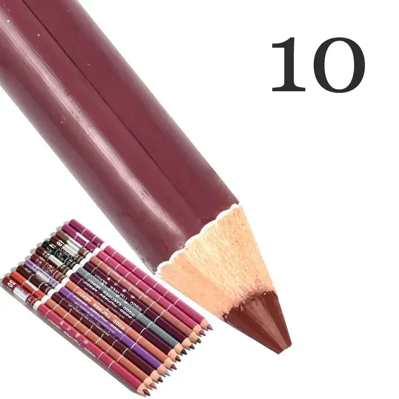 28Color Antifouling Lip Liner Professional Lipstick Pen Precise Waterproof Lip Outline Pencil Lip Makeup Lasting Eyeliner Creamy — image 16