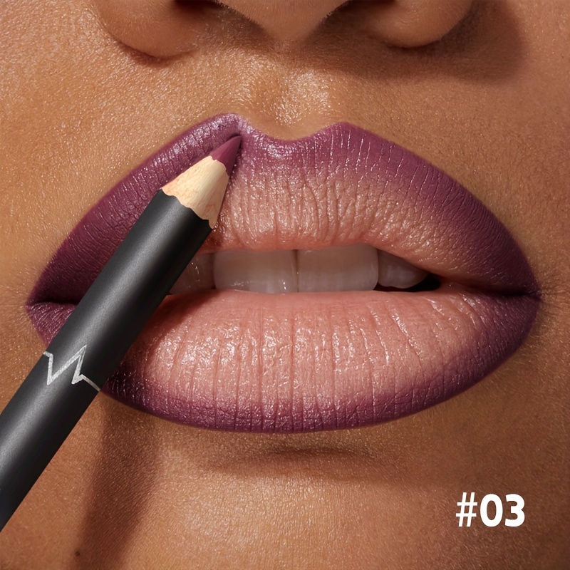 Waterproof Matte Lipliner Pencil Red Contour Tint Lipstick Long Lasting Non-stick Cup Moisturising Lips Makeup 12 Colors — image 8