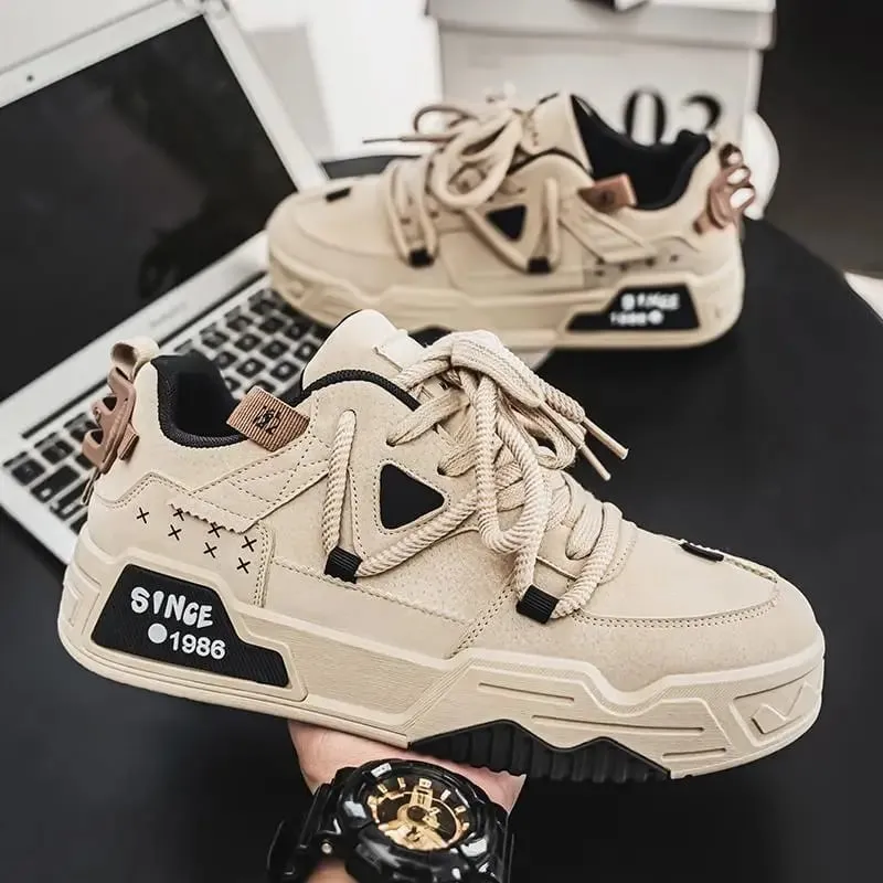 Spring men's new fashionable low top board shoes trendy versatile sports shoes casual comfortable men's sneakers — image 8