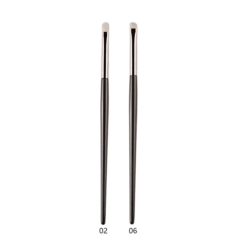 1pc White Pony Hair Eyeshadow Makeup brushes Small Smudge Precision Crease Detail Bevel Eye Shadow Make up brush Liner Lip — image 30