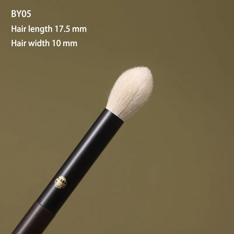 Limited||Professional Handmade Makeup Brushes 1PC White Lynx Hair Eye Shadow Blending Brush Ebony Handle Make Up Brush