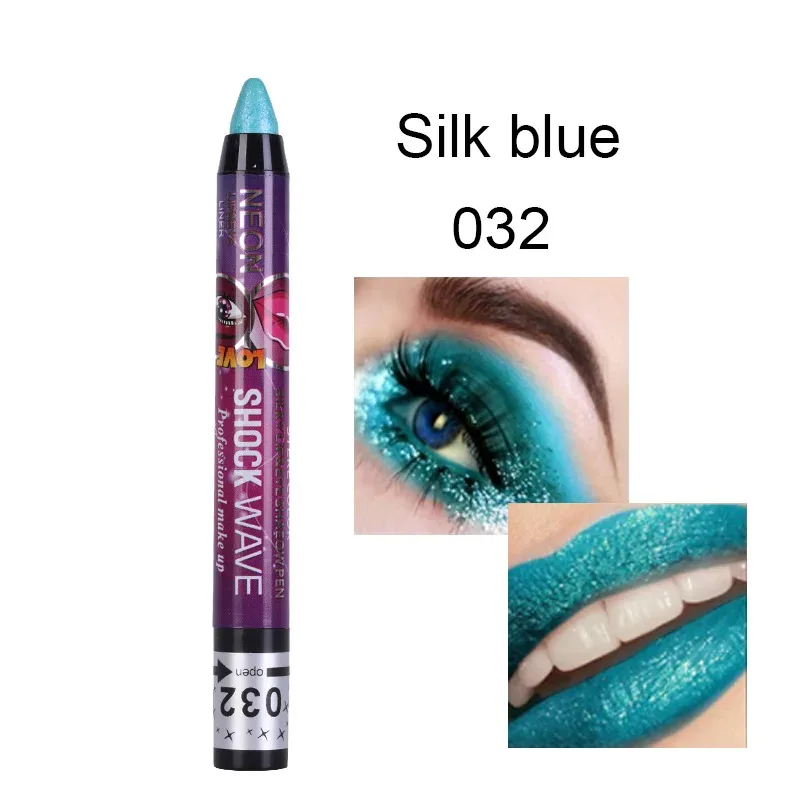 2 In 1 Eyeshadow Lipstick Stick Pencil Waterproof Glitter Matte Eye Shadow Makeup Pigment Eyeshadow Pen — image 36