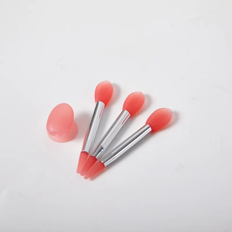 Silicone Lip Balms Lip Mask Brush With Sucker Dust Cover Makeup Brushes Lip Film Brush Anti-lost Dust Cover — image 2