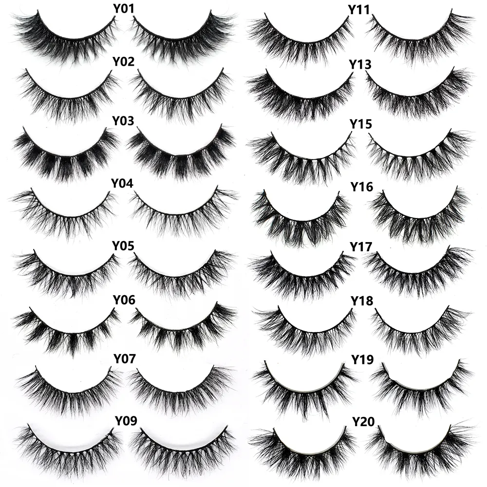 Real Mink Fluffy Short Eye Lashes Extension Wispy Soft Natural Short False Eyelashes Daily Wear Full Strip Lashes Makeup — image 5